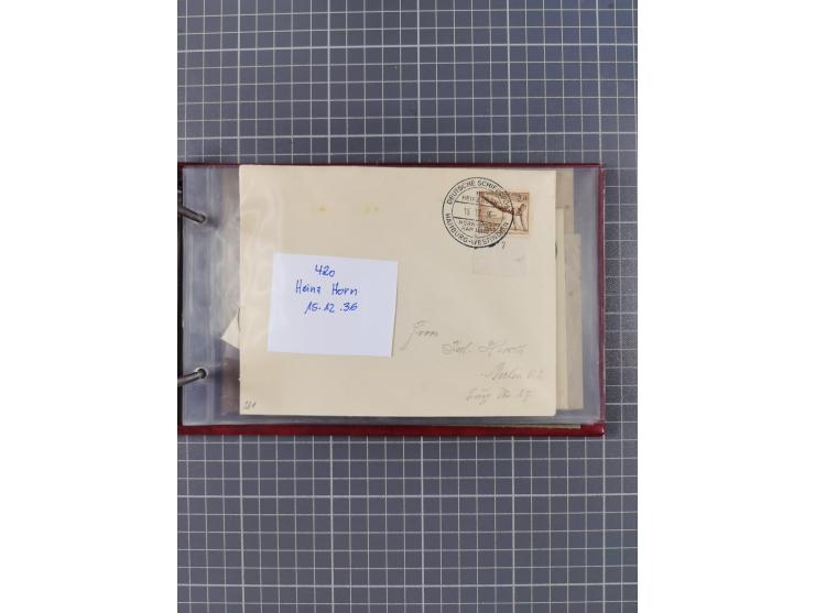 1866/1960 (ca.), interessanter Sammlungsposten inkl. sehr viel Dt. Seepost, Anlandungsstempeln, frühe Schiffspost, kleine Sam