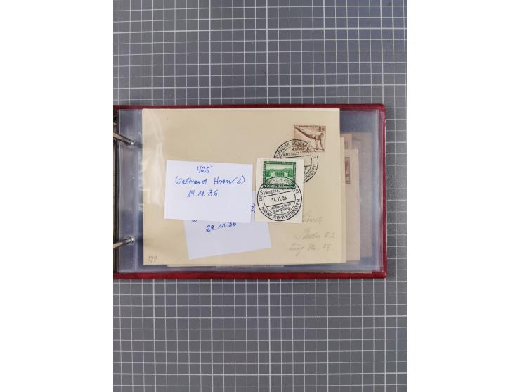 1866/1960 (ca.), interessanter Sammlungsposten inkl. sehr viel Dt. Seepost, Anlandungsstempeln, frühe Schiffspost, kleine Sam