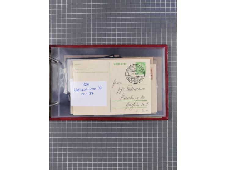 1866/1960 (ca.), interessanter Sammlungsposten inkl. sehr viel Dt. Seepost, Anlandungsstempeln, frühe Schiffspost, kleine Sam