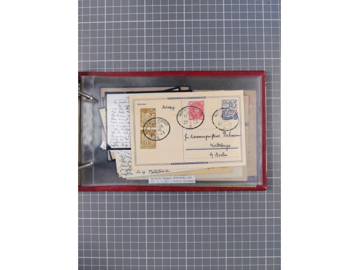 1866/1960 (ca.), interessanter Sammlungsposten inkl. sehr viel Dt. Seepost, Anlandungsstempeln, frühe Schiffspost, kleine Sam