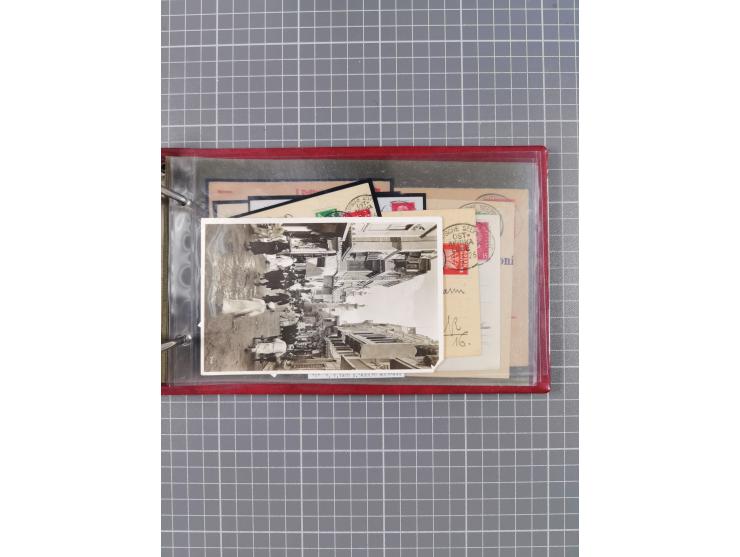 1866/1960 (ca.), interessanter Sammlungsposten inkl. sehr viel Dt. Seepost, Anlandungsstempeln, frühe Schiffspost, kleine Sam