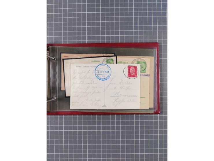 1866/1960 (ca.), interessanter Sammlungsposten inkl. sehr viel Dt. Seepost, Anlandungsstempeln, frühe Schiffspost, kleine Sam