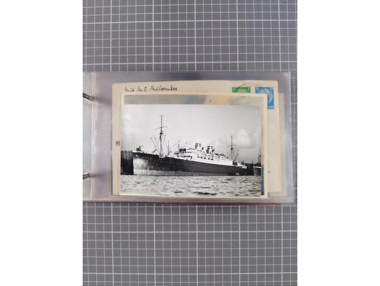 1866/1960 (ca.), interessanter Sammlungsposten inkl. sehr viel Dt. Seepost, Anlandungsstempeln, frühe Schiffspost, kleine Sam