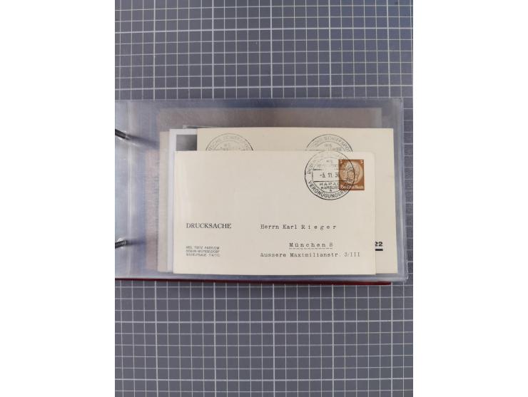 1866/1960 (ca.), interessanter Sammlungsposten inkl. sehr viel Dt. Seepost, Anlandungsstempeln, frühe Schiffspost, kleine Sam