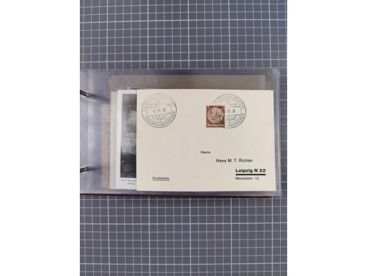 1866/1960 (ca.), interessanter Sammlungsposten inkl. sehr viel Dt. Seepost, Anlandungsstempeln, frühe Schiffspost, kleine Sam