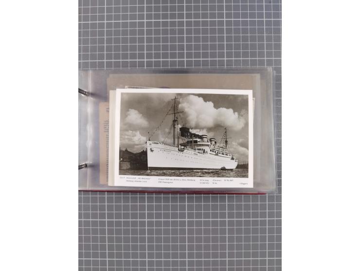 1866/1960 (ca.), interessanter Sammlungsposten inkl. sehr viel Dt. Seepost, Anlandungsstempeln, frühe Schiffspost, kleine Sam