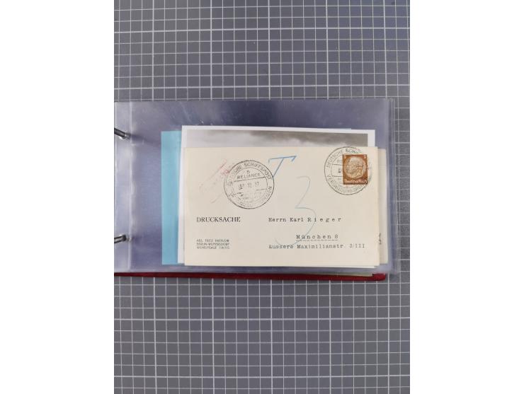 1866/1960 (ca.), interessanter Sammlungsposten inkl. sehr viel Dt. Seepost, Anlandungsstempeln, frühe Schiffspost, kleine Sam