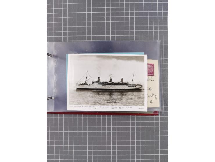 1866/1960 (ca.), interessanter Sammlungsposten inkl. sehr viel Dt. Seepost, Anlandungsstempeln, frühe Schiffspost, kleine Sam