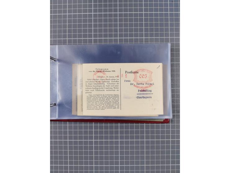 1866/1960 (ca.), interessanter Sammlungsposten inkl. sehr viel Dt. Seepost, Anlandungsstempeln, frühe Schiffspost, kleine Sam