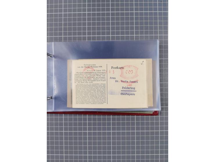 1866/1960 (ca.), interessanter Sammlungsposten inkl. sehr viel Dt. Seepost, Anlandungsstempeln, frühe Schiffspost, kleine Sam