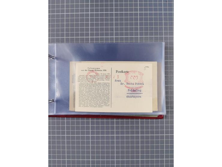 1866/1960 (ca.), interessanter Sammlungsposten inkl. sehr viel Dt. Seepost, Anlandungsstempeln, frühe Schiffspost, kleine Sam