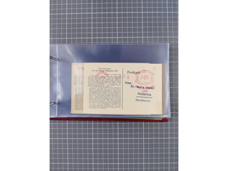 1866/1960 (ca.), interessanter Sammlungsposten inkl. sehr viel Dt. Seepost, Anlandungsstempeln, frühe Schiffspost, kleine Sam