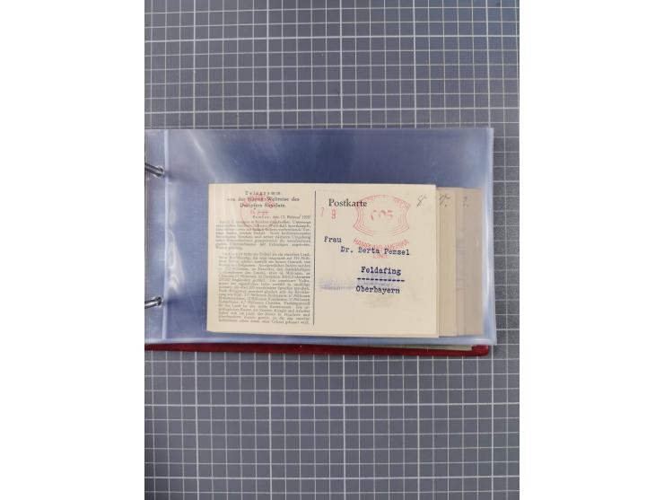 1866/1960 (ca.), interessanter Sammlungsposten inkl. sehr viel Dt. Seepost, Anlandungsstempeln, frühe Schiffspost, kleine Sam