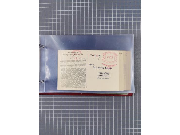 1866/1960 (ca.), interessanter Sammlungsposten inkl. sehr viel Dt. Seepost, Anlandungsstempeln, frühe Schiffspost, kleine Sam