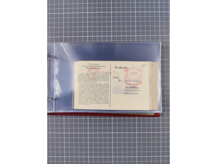 1866/1960 (ca.), interessanter Sammlungsposten inkl. sehr viel Dt. Seepost, Anlandungsstempeln, frühe Schiffspost, kleine Sam