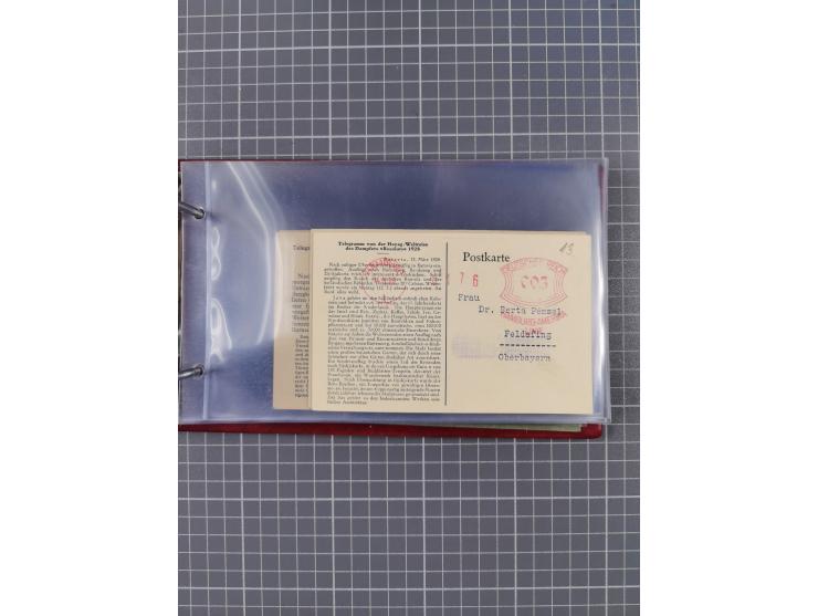 1866/1960 (ca.), interessanter Sammlungsposten inkl. sehr viel Dt. Seepost, Anlandungsstempeln, frühe Schiffspost, kleine Sam