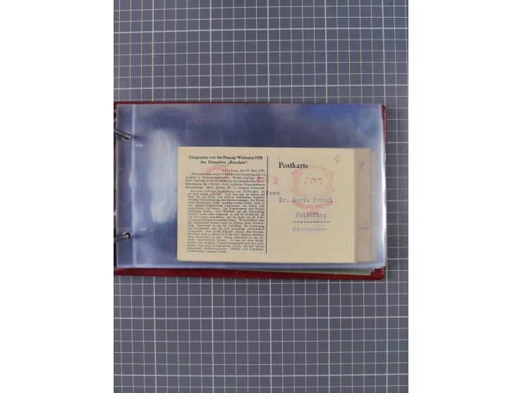 1866/1960 (ca.), interessanter Sammlungsposten inkl. sehr viel Dt. Seepost, Anlandungsstempeln, frühe Schiffspost, kleine Sam