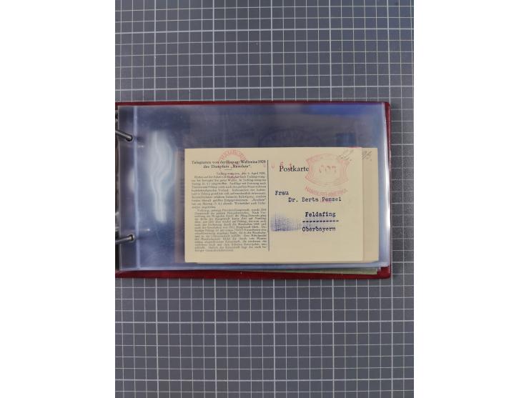 1866/1960 (ca.), interessanter Sammlungsposten inkl. sehr viel Dt. Seepost, Anlandungsstempeln, frühe Schiffspost, kleine Sam