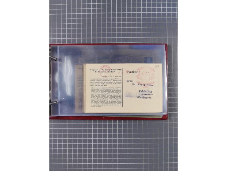 1866/1960 (ca.), interessanter Sammlungsposten inkl. sehr viel Dt. Seepost, Anlandungsstempeln, frühe Schiffspost, kleine Sam