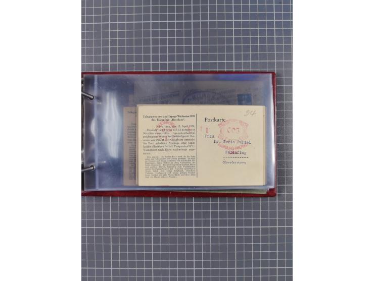 1866/1960 (ca.), interessanter Sammlungsposten inkl. sehr viel Dt. Seepost, Anlandungsstempeln, frühe Schiffspost, kleine Sam