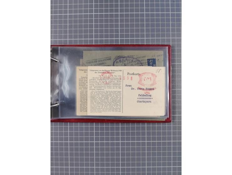 1866/1960 (ca.), interessanter Sammlungsposten inkl. sehr viel Dt. Seepost, Anlandungsstempeln, frühe Schiffspost, kleine Sam