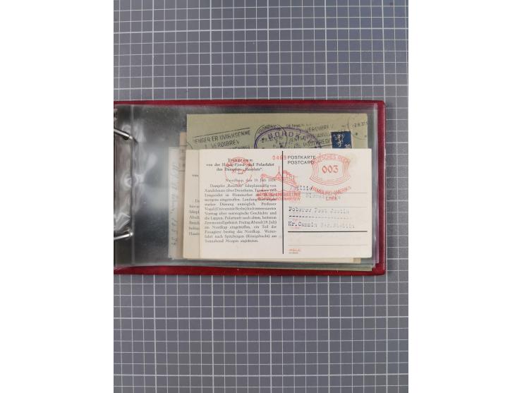 1866/1960 (ca.), interessanter Sammlungsposten inkl. sehr viel Dt. Seepost, Anlandungsstempeln, frühe Schiffspost, kleine Sam
