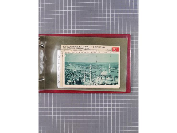 1866/1960 (ca.), interessanter Sammlungsposten inkl. sehr viel Dt. Seepost, Anlandungsstempeln, frühe Schiffspost, kleine Sam