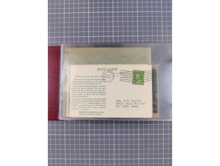 1866/1960 (ca.), interessanter Sammlungsposten inkl. sehr viel Dt. Seepost, Anlandungsstempeln, frühe Schiffspost, kleine Sam