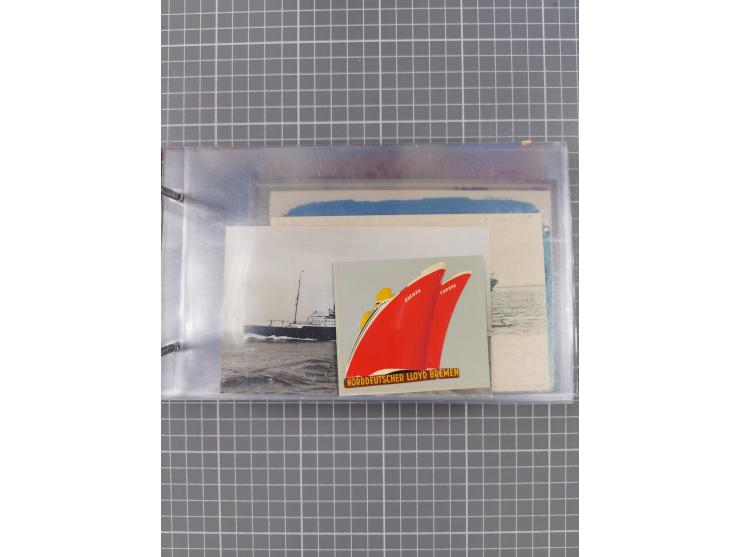 1866/1960 (ca.), interessanter Sammlungsposten inkl. sehr viel Dt. Seepost, Anlandungsstempeln, frühe Schiffspost, kleine Sam