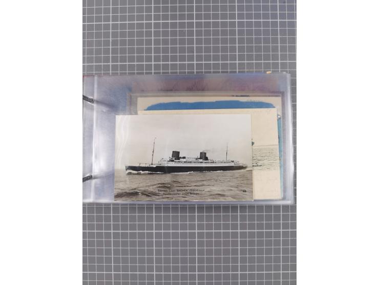 1866/1960 (ca.), interessanter Sammlungsposten inkl. sehr viel Dt. Seepost, Anlandungsstempeln, frühe Schiffspost, kleine Sam