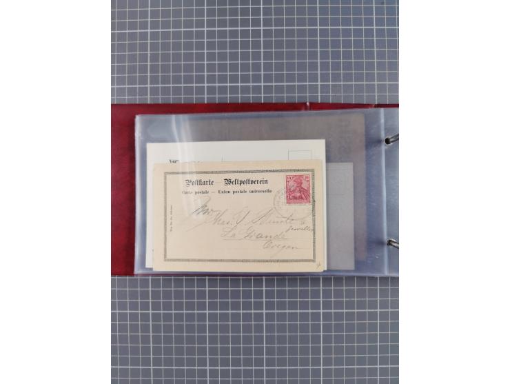 1866/1960 (ca.), interessanter Sammlungsposten inkl. sehr viel Dt. Seepost, Anlandungsstempeln, frühe Schiffspost, kleine Sam