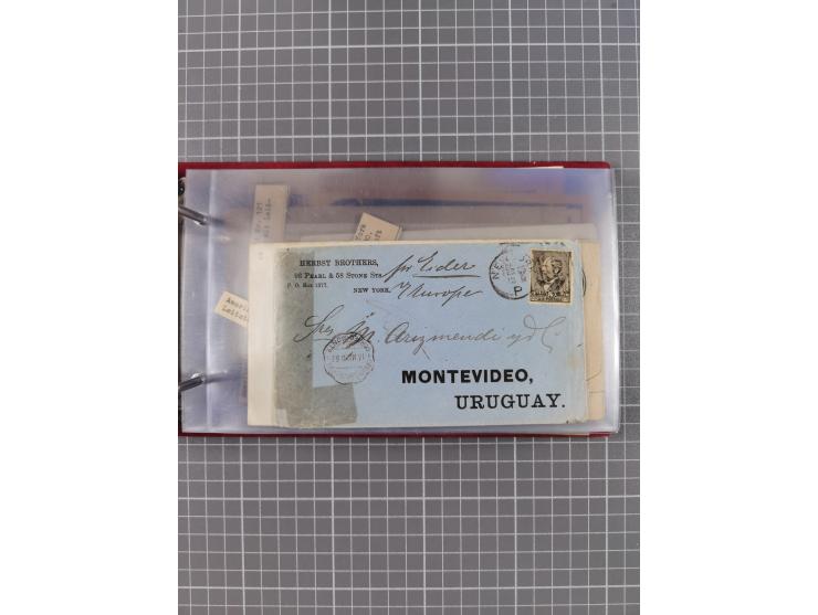 1866/1960 (ca.), interessanter Sammlungsposten inkl. sehr viel Dt. Seepost, Anlandungsstempeln, frühe Schiffspost, kleine Sam