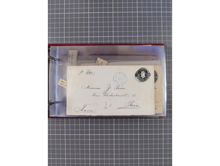 1866/1960 (ca.), interessanter Sammlungsposten inkl. sehr viel Dt. Seepost, Anlandungsstempeln, frühe Schiffspost, kleine Sam