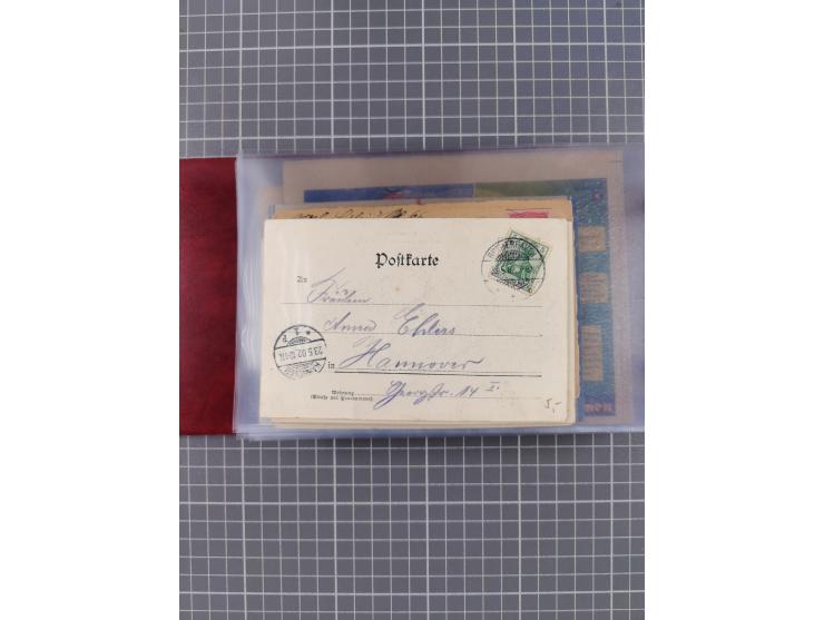 1866/1960 (ca.), interessanter Sammlungsposten inkl. sehr viel Dt. Seepost, Anlandungsstempeln, frühe Schiffspost, kleine Sam