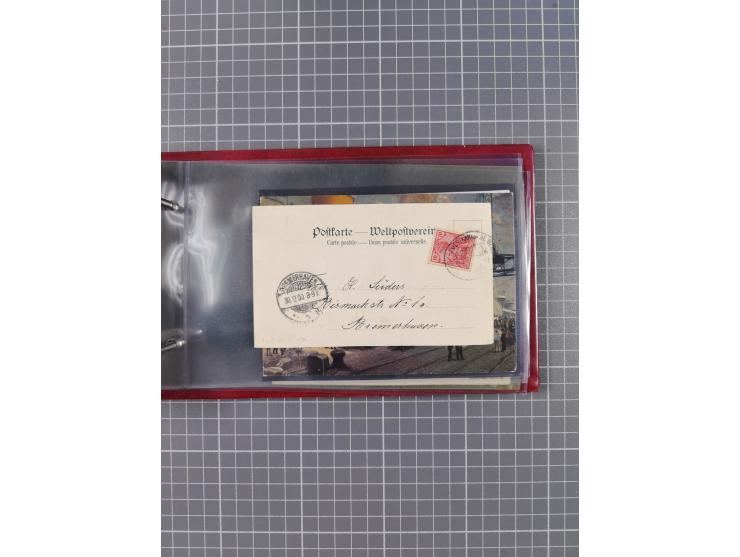 1866/1960 (ca.), interessanter Sammlungsposten inkl. sehr viel Dt. Seepost, Anlandungsstempeln, frühe Schiffspost, kleine Sam