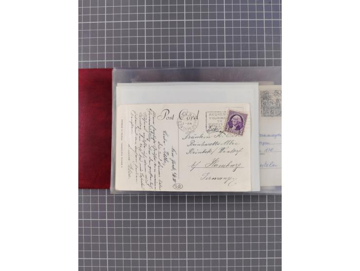 1866/1960 (ca.), interessanter Sammlungsposten inkl. sehr viel Dt. Seepost, Anlandungsstempeln, frühe Schiffspost, kleine Sam