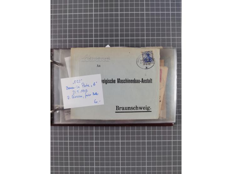 1866/1960 (ca.), interessanter Sammlungsposten inkl. sehr viel Dt. Seepost, Anlandungsstempeln, frühe Schiffspost, kleine Sam