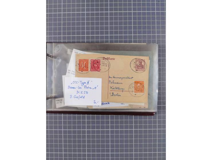 1866/1960 (ca.), interessanter Sammlungsposten inkl. sehr viel Dt. Seepost, Anlandungsstempeln, frühe Schiffspost, kleine Sam