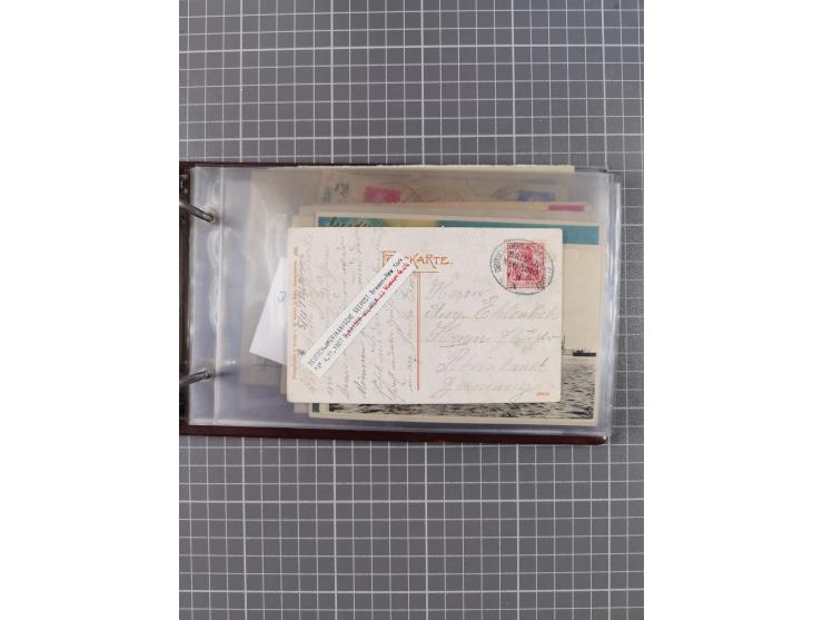 1866/1960 (ca.), interessanter Sammlungsposten inkl. sehr viel Dt. Seepost, Anlandungsstempeln, frühe Schiffspost, kleine Sam