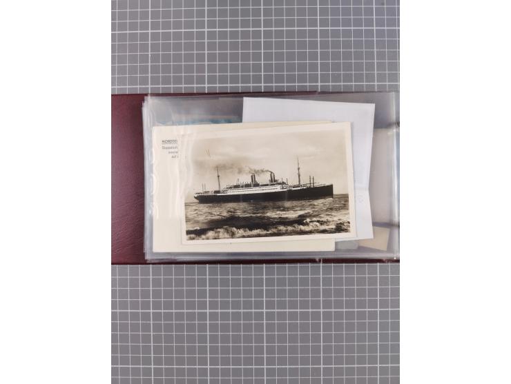 1866/1960 (ca.), interessanter Sammlungsposten inkl. sehr viel Dt. Seepost, Anlandungsstempeln, frühe Schiffspost, kleine Sam