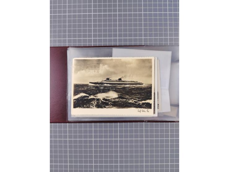 1866/1960 (ca.), interessanter Sammlungsposten inkl. sehr viel Dt. Seepost, Anlandungsstempeln, frühe Schiffspost, kleine Sam