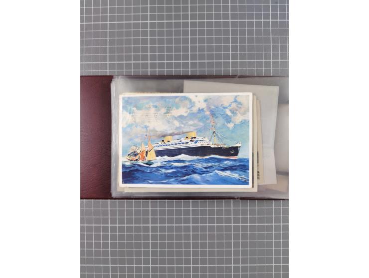 1866/1960 (ca.), interessanter Sammlungsposten inkl. sehr viel Dt. Seepost, Anlandungsstempeln, frühe Schiffspost, kleine Sam