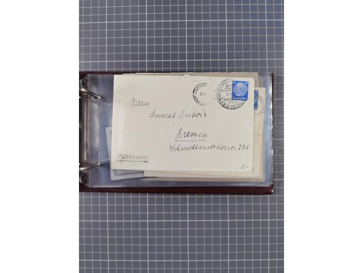 1866/1960 (ca.), interessanter Sammlungsposten inkl. sehr viel Dt. Seepost, Anlandungsstempeln, frühe Schiffspost, kleine Sam