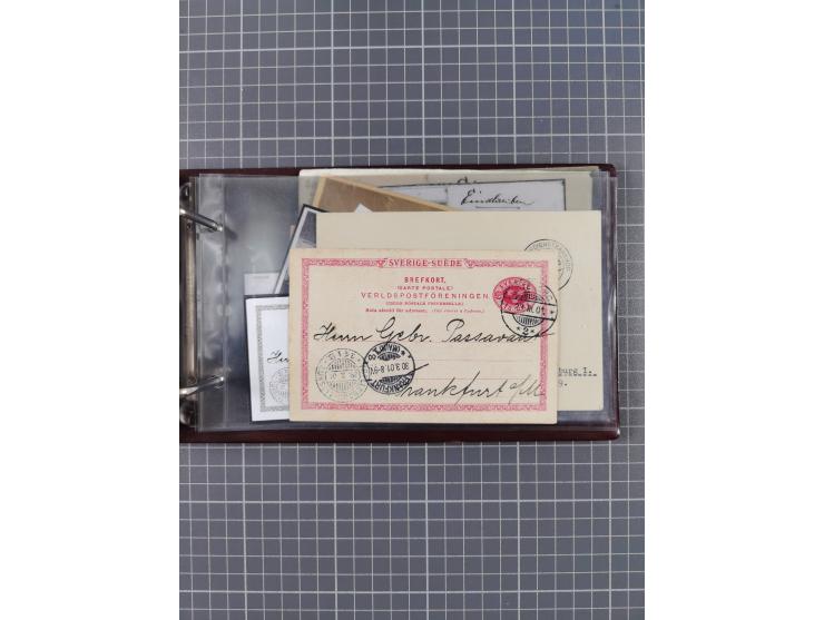 1866/1960 (ca.), interessanter Sammlungsposten inkl. sehr viel Dt. Seepost, Anlandungsstempeln, frühe Schiffspost, kleine Sam