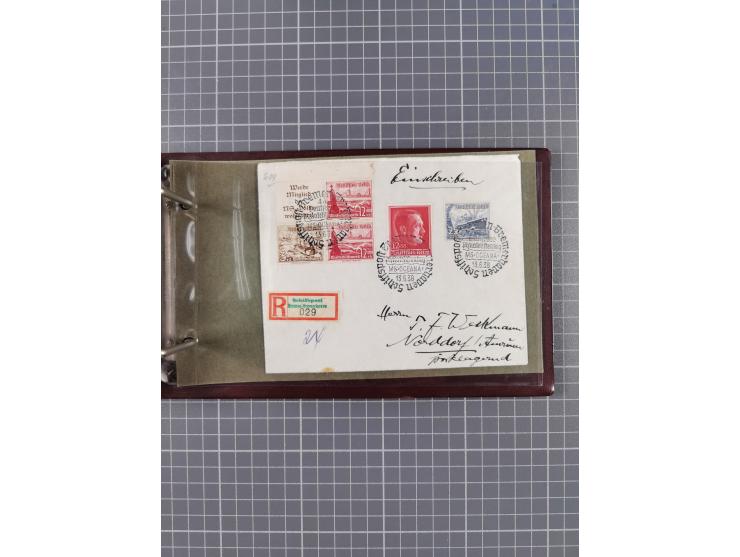 1866/1960 (ca.), interessanter Sammlungsposten inkl. sehr viel Dt. Seepost, Anlandungsstempeln, frühe Schiffspost, kleine Sam