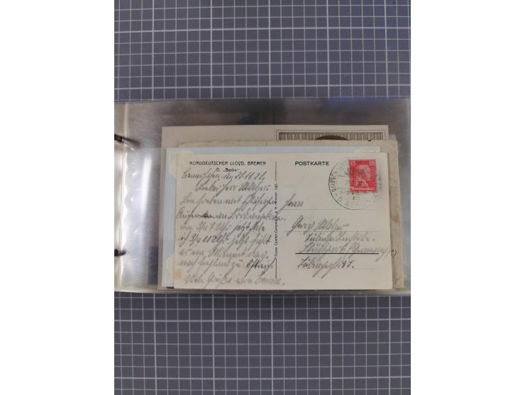 1866/1960 (ca.), interessanter Sammlungsposten inkl. sehr viel Dt. Seepost, Anlandungsstempeln, frühe Schiffspost, kleine Sam