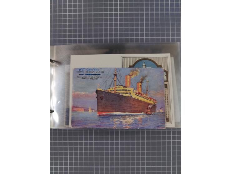 1866/1960 (ca.), interessanter Sammlungsposten inkl. sehr viel Dt. Seepost, Anlandungsstempeln, frühe Schiffspost, kleine Sam