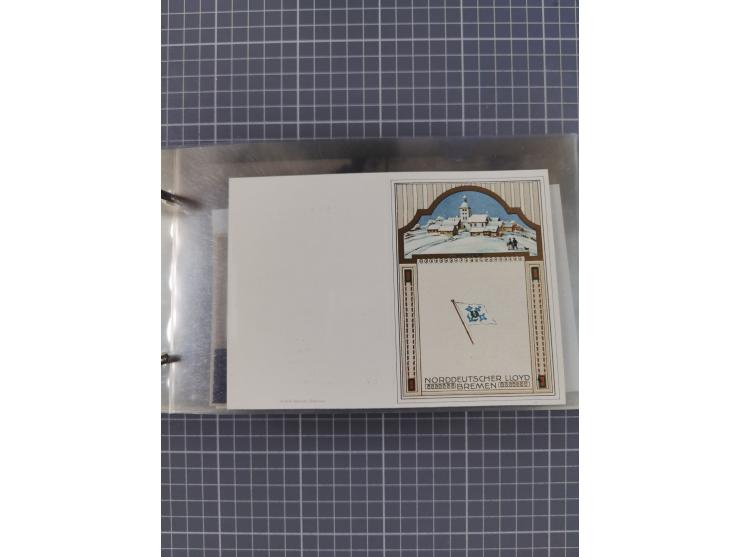 1866/1960 (ca.), interessanter Sammlungsposten inkl. sehr viel Dt. Seepost, Anlandungsstempeln, frühe Schiffspost, kleine Sam