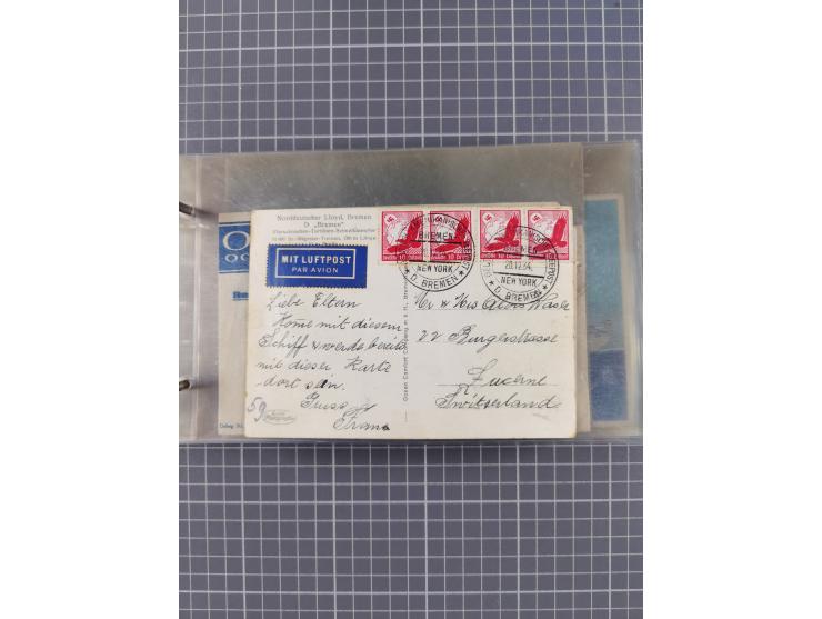 1866/1960 (ca.), interessanter Sammlungsposten inkl. sehr viel Dt. Seepost, Anlandungsstempeln, frühe Schiffspost, kleine Sam