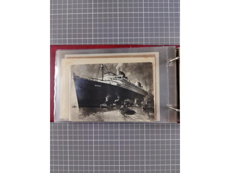 1866/1960 (ca.), interessanter Sammlungsposten inkl. sehr viel Dt. Seepost, Anlandungsstempeln, frühe Schiffspost, kleine Sam